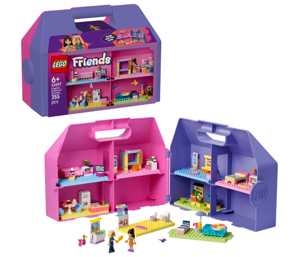 LEGO FRIENDS 42697 Kreatywna walizka z domkiem dla lalek - 1529777 - zdjęcie 2